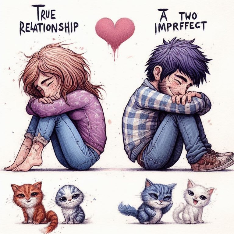 A True Relationship is two Imperfect People Refusi - tymoff